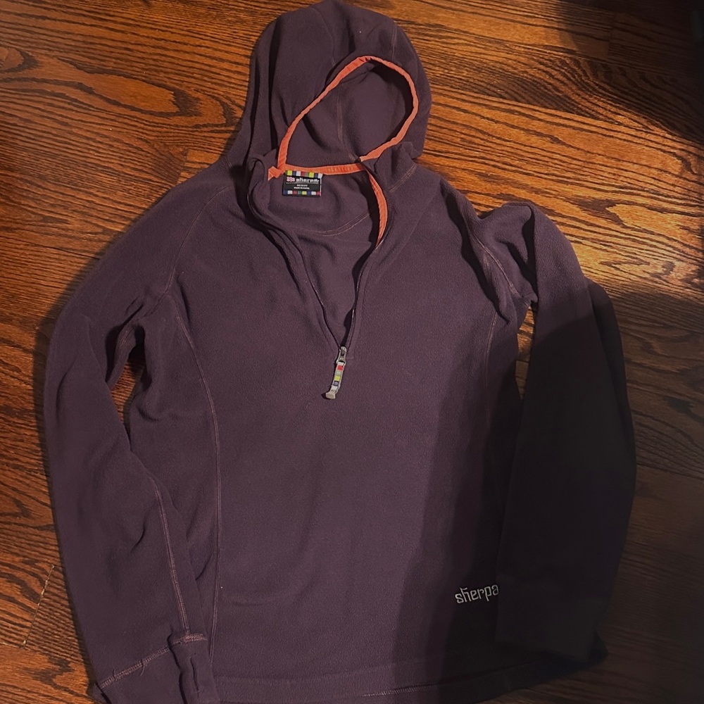 Sherpa Purple Hooded Jacket
